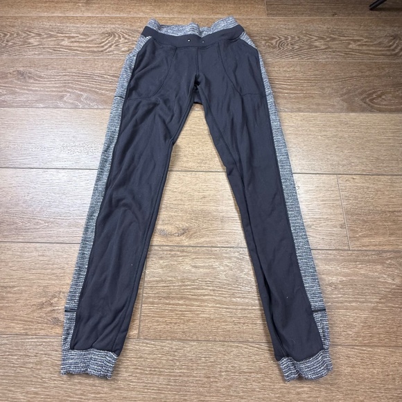 Lululemon Base Runner Pants Womens Black/Gray, Size 2, Pull On Jogger, Athletic - Picture 3 of 12